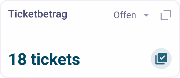 Ticket widget