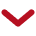 Rotes Pfeilsymbol